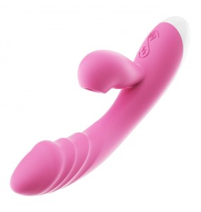 MizzZee - MystiPleasure Suction Vibrator (Chargeable - Pink)